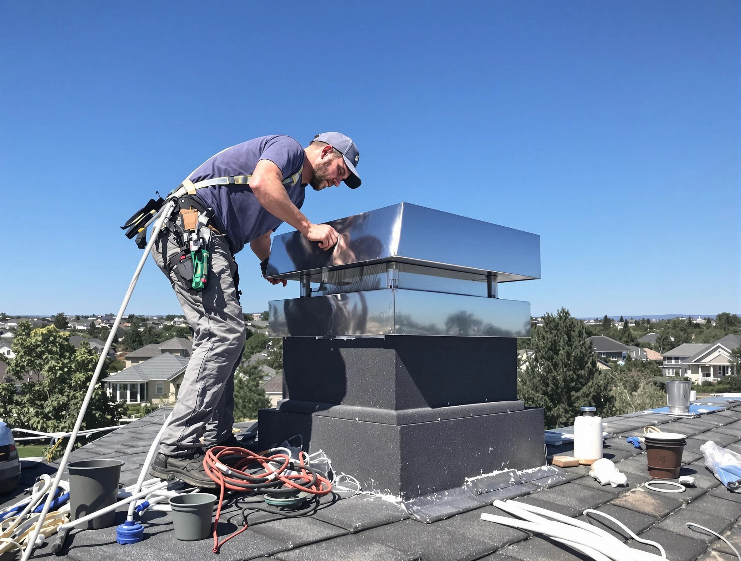 Chimney Cap Services service in Maplewood, NJ