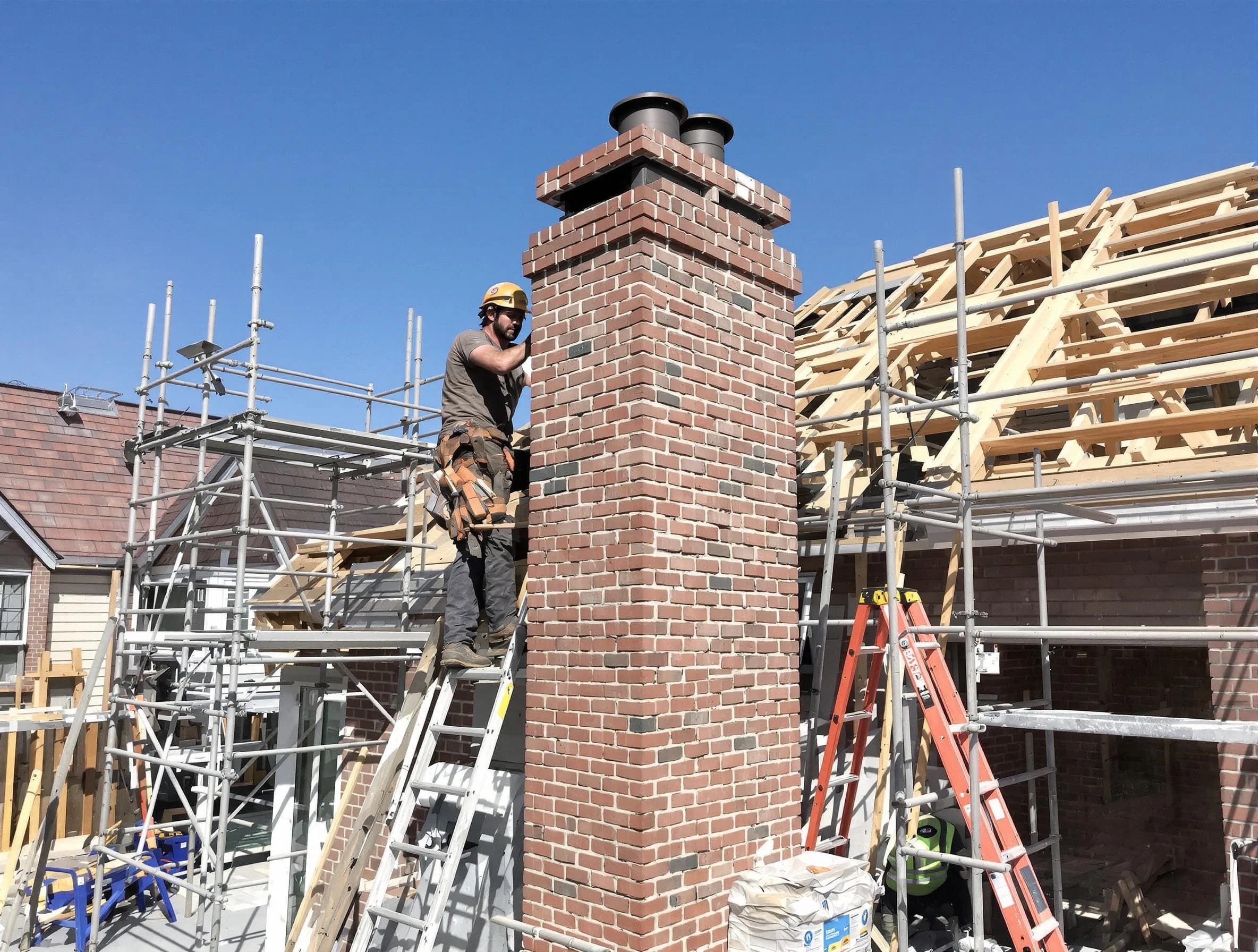 New chimney installation completed by Maplewood Chimney Sweep in Maplewood, NJ
