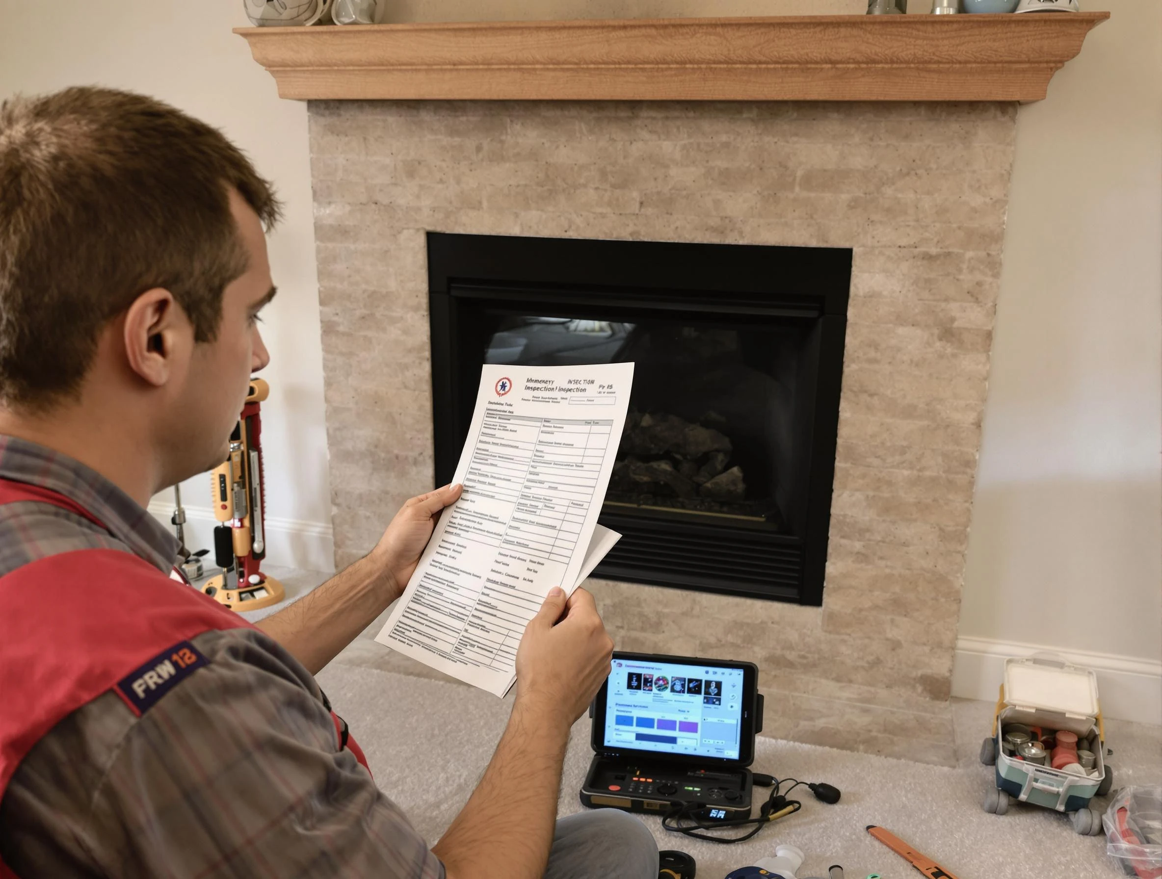 Thorough chimney inspection by Maplewood Chimney Sweep in Maplewood, NJ